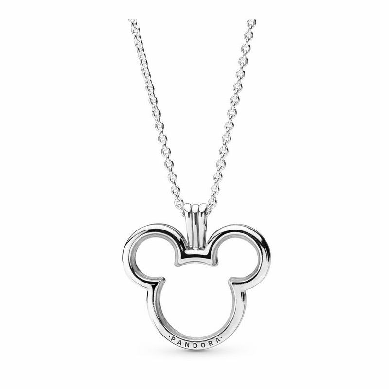 Coliere Pandora Disney, Mickey Floating Argint (wFoHOaef)